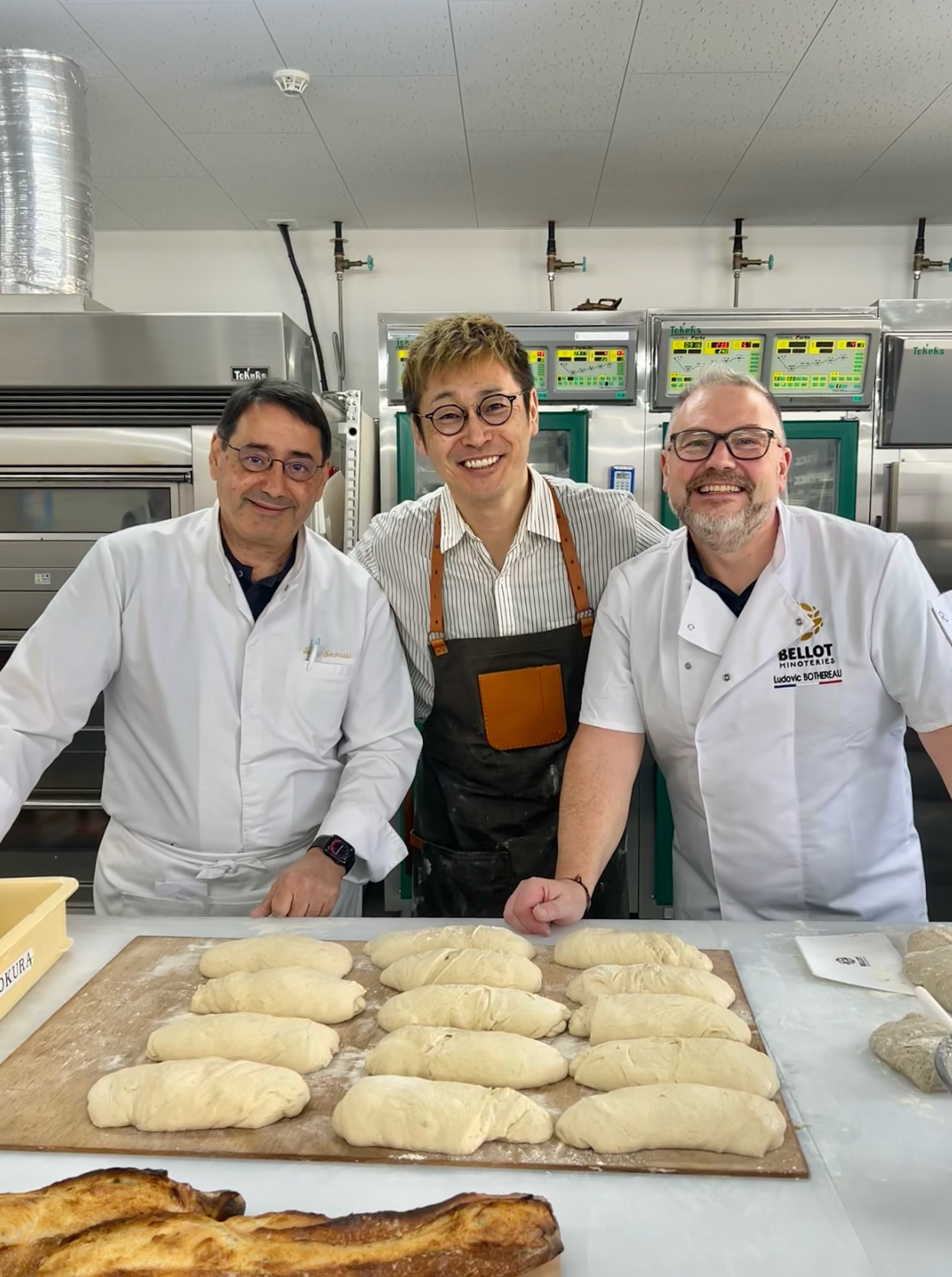 Ayumu Iwanaga avec Ludovic Bothereau, Bellot Minoteries
